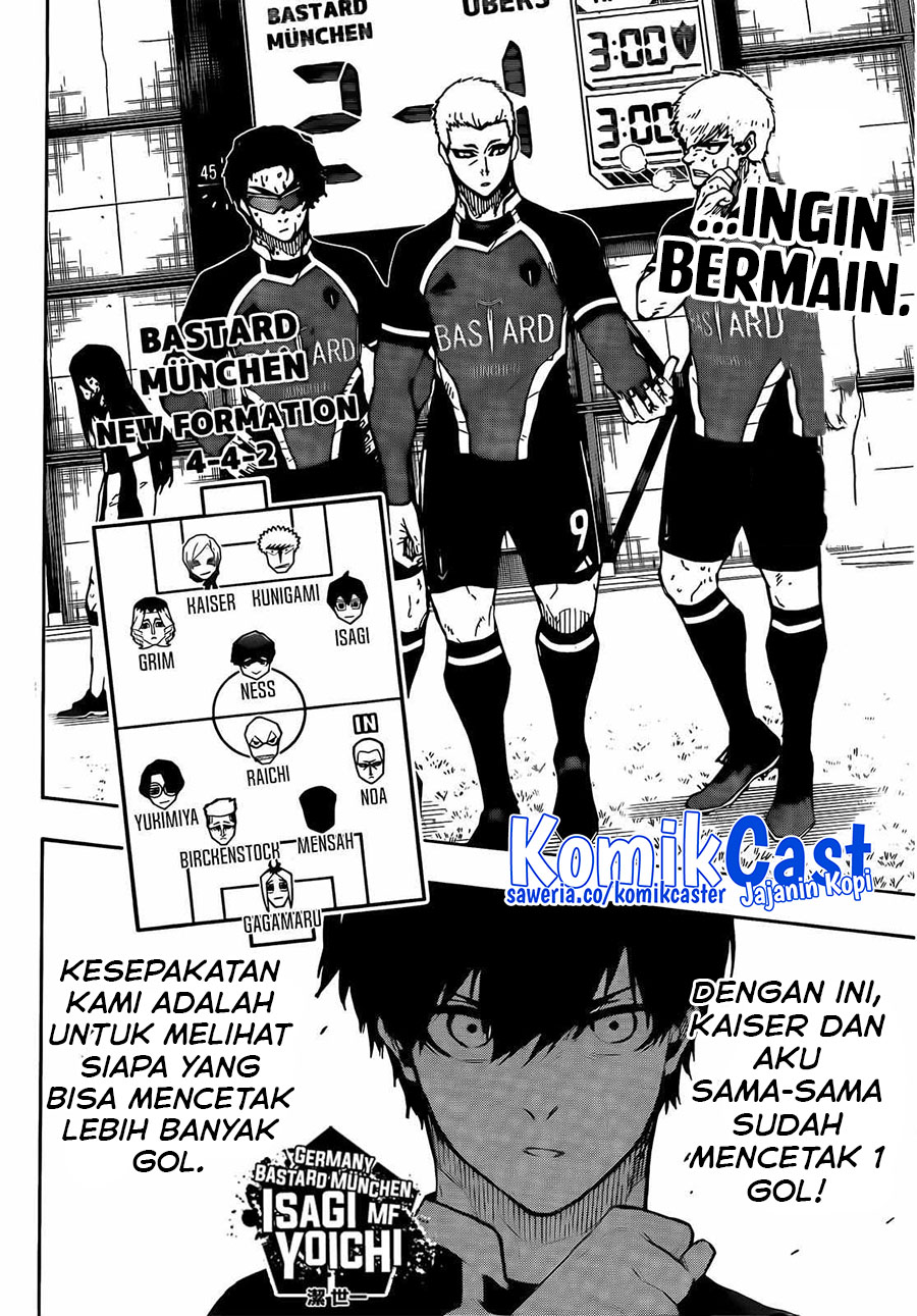 Blue Lock Chapter 222 - Halaman 3