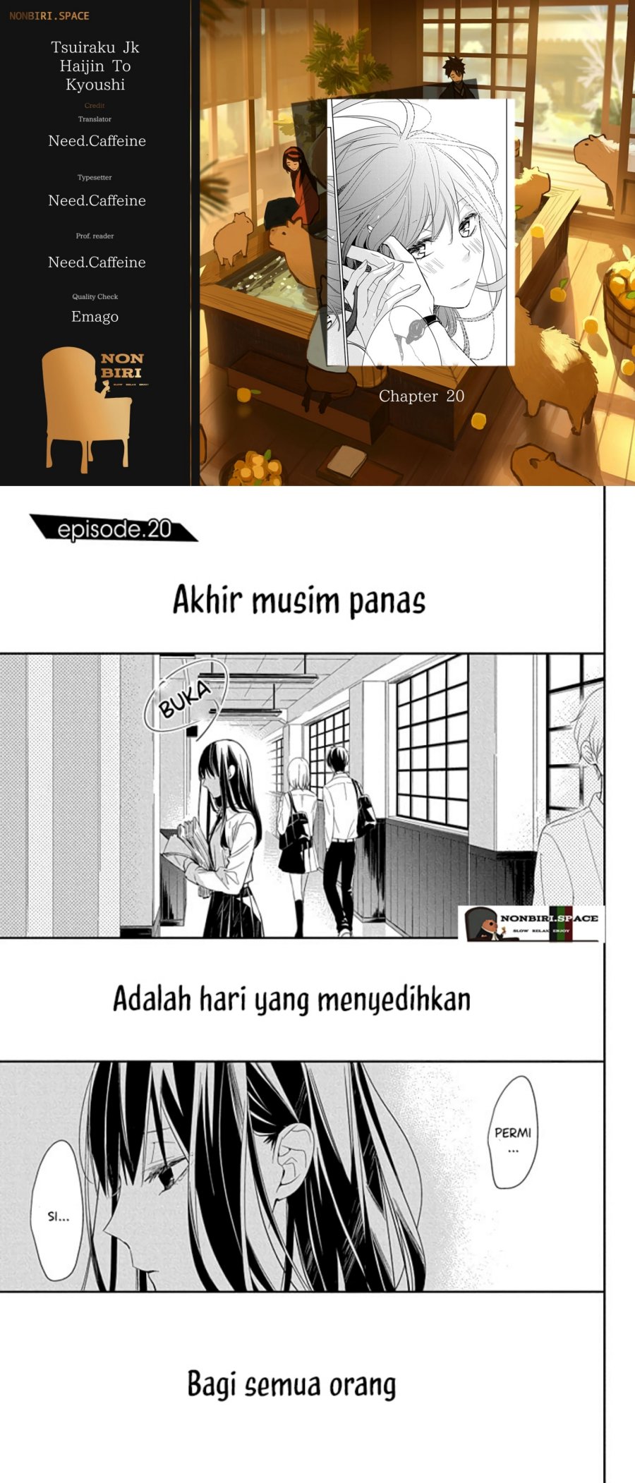 Komik Tsuiraku JK to Haijin Kyoushi Chapter 20 gambar 1