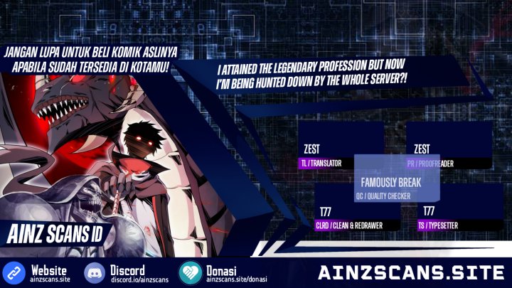 Komik I Attained the Legendary Profession But Now I’m Being Hunted Down by the Whole Server?! Chapter 15 gambar 1