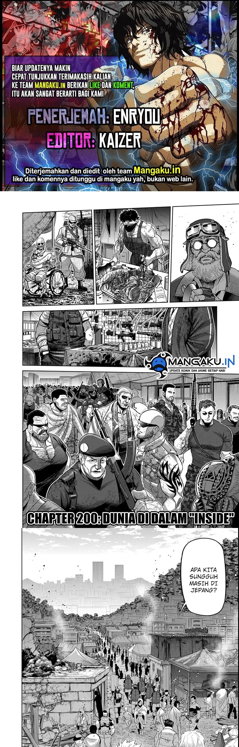 Komik Kengan Omega Chapter 200 gambar 1