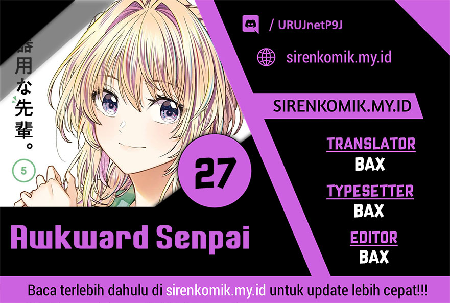 Awkward Senpai Serialization Chapter 27 halaman 1