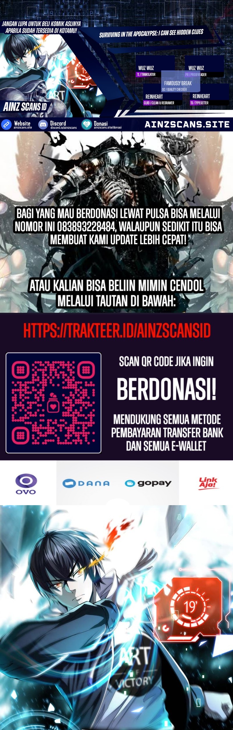 Komik Surviving in the Apocalypse: I Can See Hidden Clues Chapter 01 gambar 1