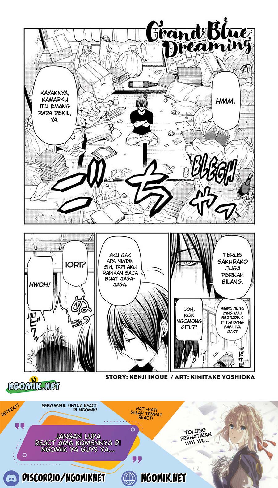 Manga Grand Blue Chapter 84 gambar 2