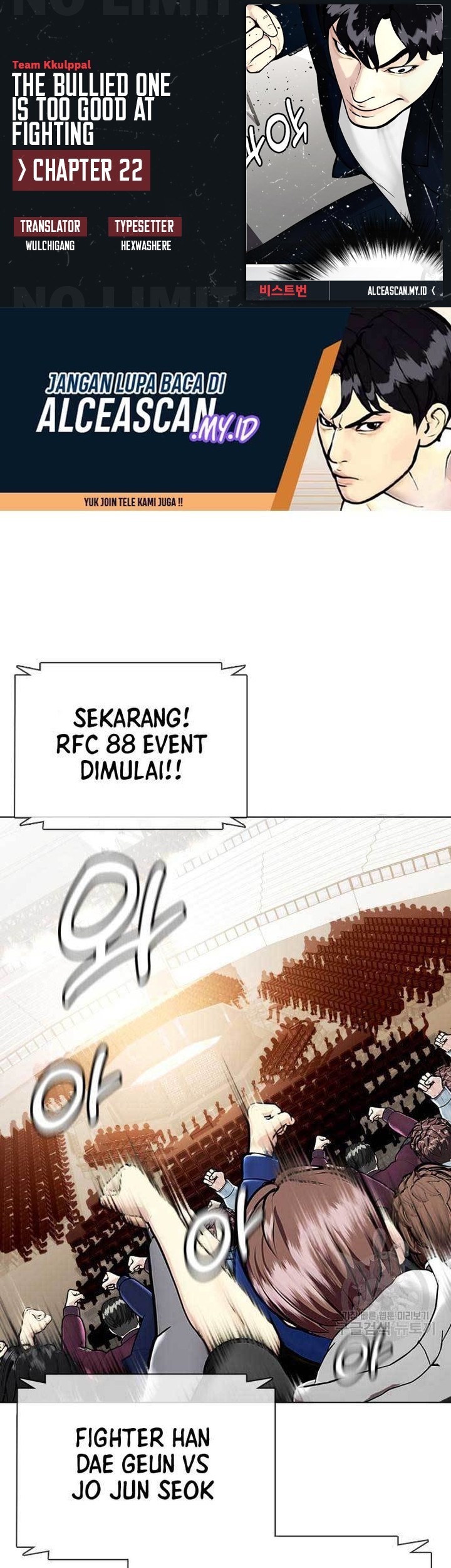 Komik The Bullied One Is Too Good at Fighting Chapter 22 gambar 1