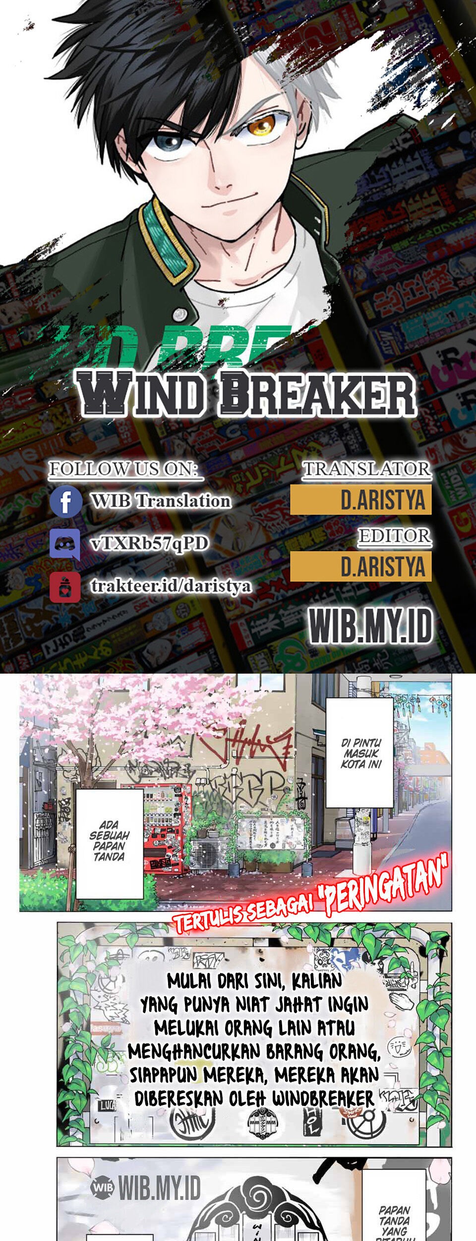 Komik Wind Breaker (NII Satoru) Chapter 01.1 gambar 1