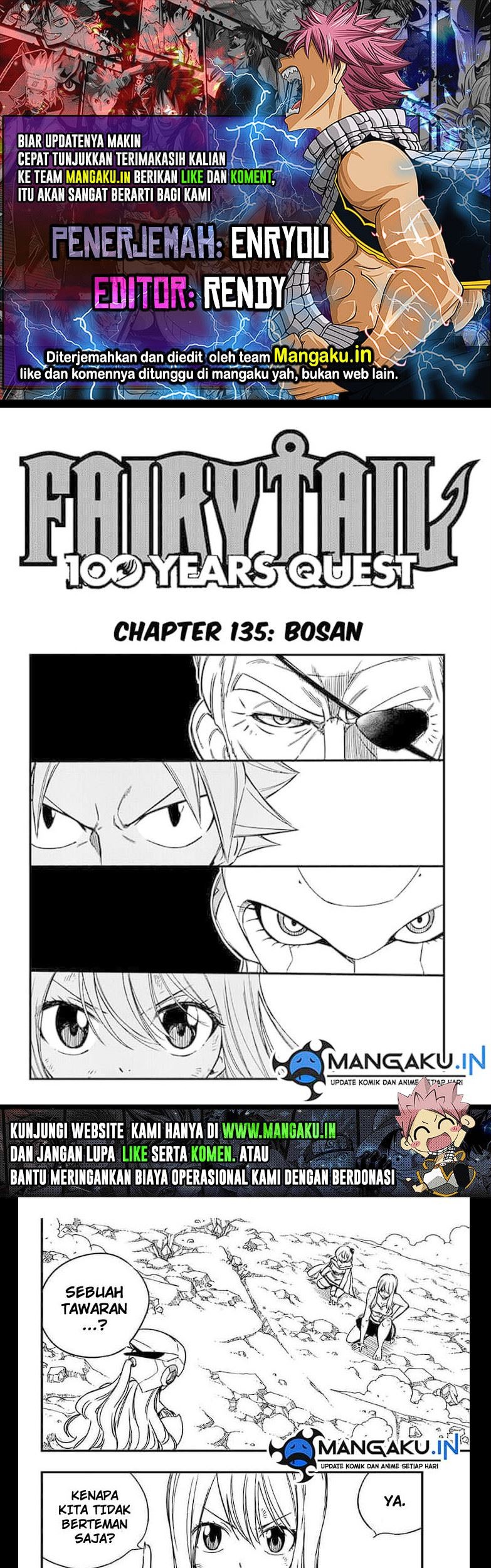 Komik Fairy Tail: 100 Years Quest Chapter 135 gambar 1