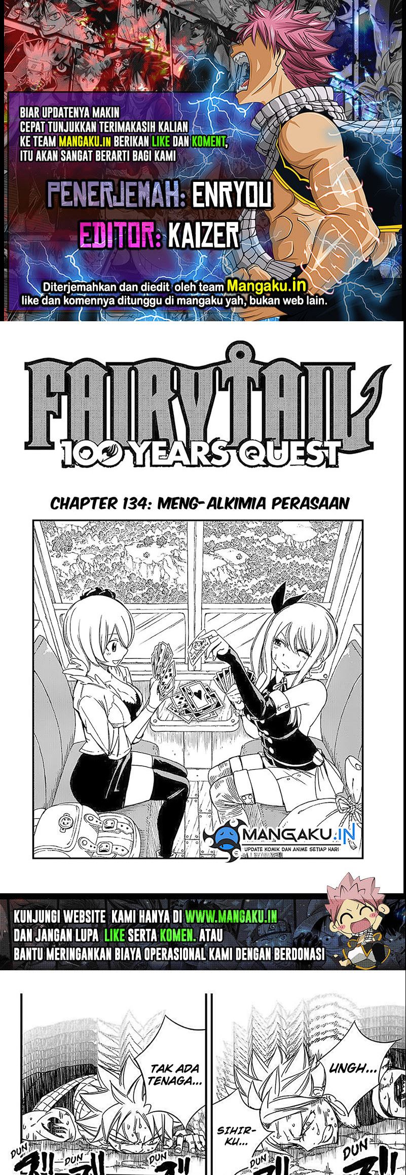 Komik Fairy Tail: 100 Years Quest Chapter 134 gambar 1