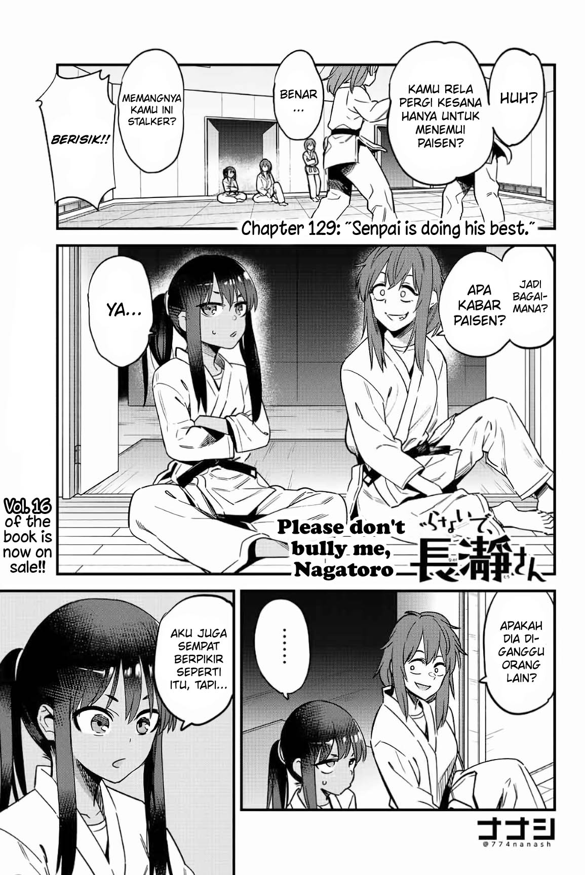 Manga Ijiranaide, Nagatoro-san Chapter 129 gambar 2