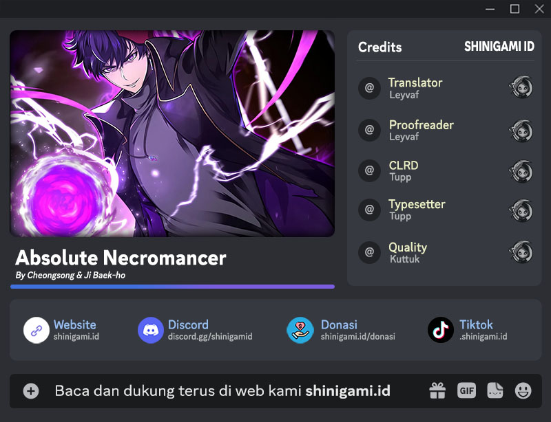 Komik Absolute Necromancer Chapter 14 gambar 1
