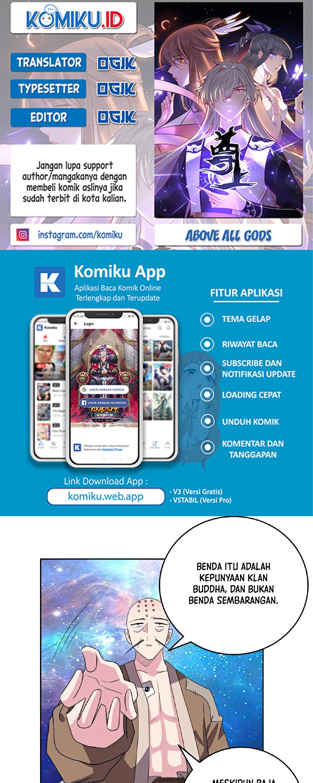 Komik Above All Gods Chapter 468.5 gambar 1
