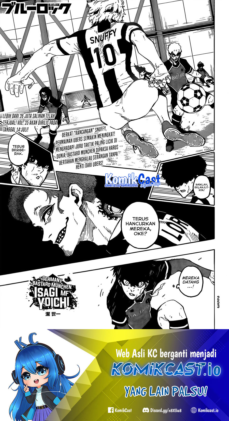 Blue Lock Chapter 223 - Halaman 2
