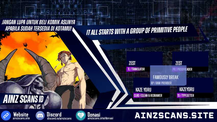 Komik It All Starts With A Group Of Primitive People Chapter 04 gambar 1