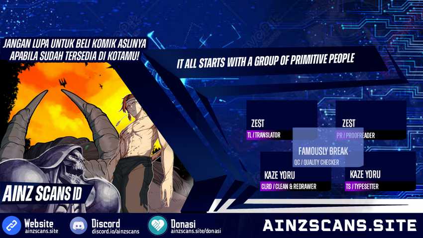 Komik It All Starts With A Group Of Primitive People Chapter 03 gambar 1