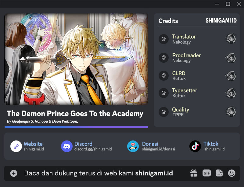 Komik The Demon Prince Goes to the Academy Chapter 39 gambar 1