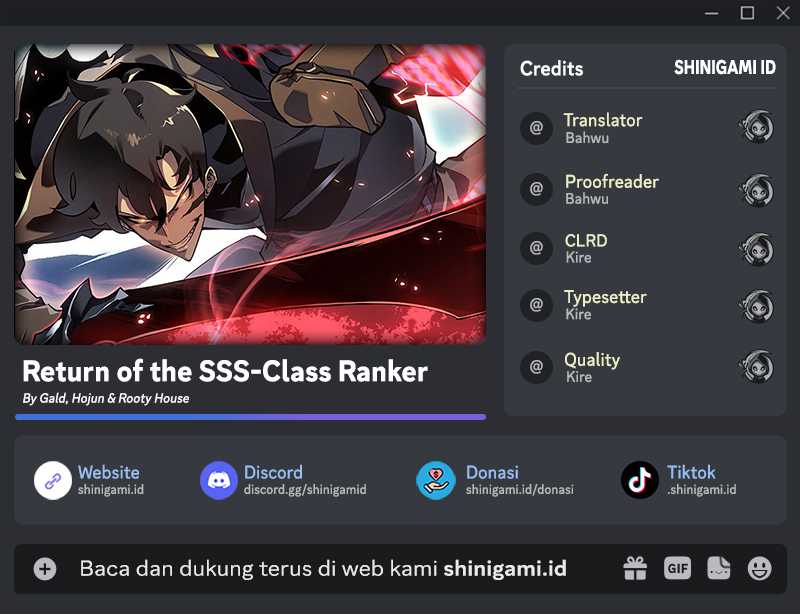 Komik Return of the SSS-Class Ranker Chapter 66 gambar 1
