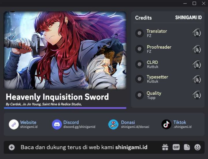 Komik Heavenly Inquisition Sword Chapter 56 gambar 1