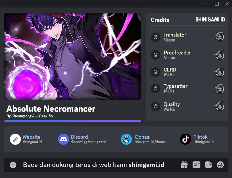 Komik Absolute Necromancer Chapter 21 gambar 1