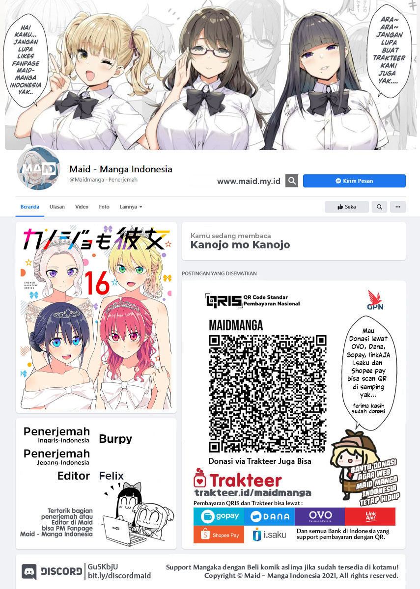 Manga Kanojo mo Kanojo Chapter 144 gambar 2