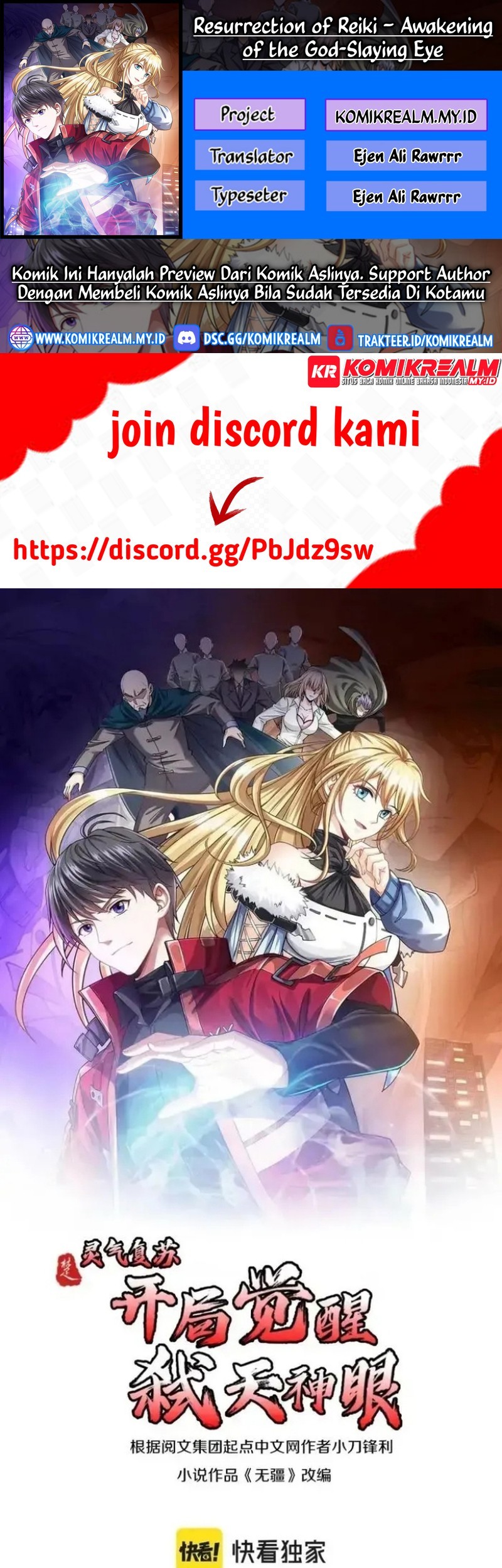 Komik Resurrection of Reiki – Awakening of the God-Slaying Eye Chapter 08 gambar 1