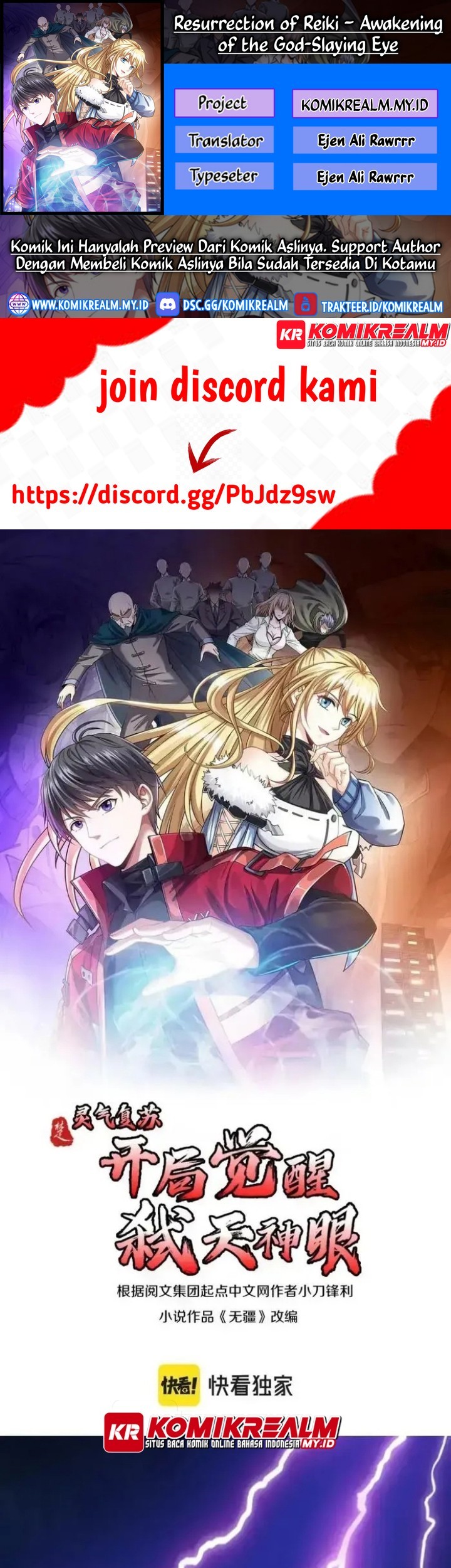 Komik Resurrection of Reiki – Awakening of the God-Slaying Eye Chapter 07 gambar 1