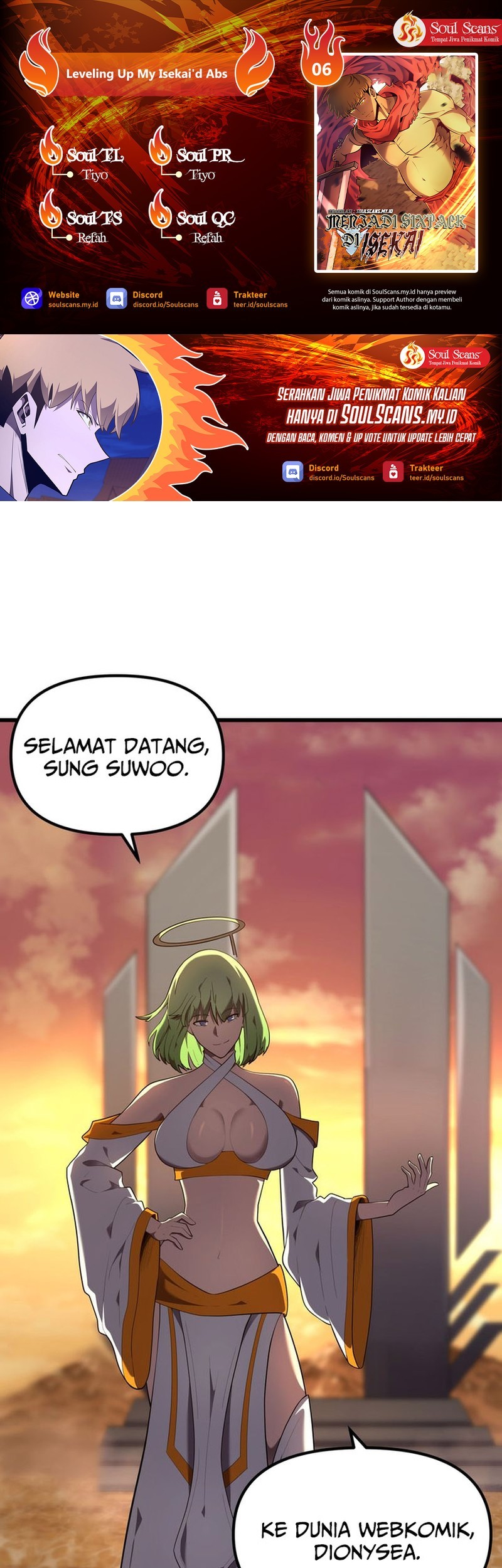 Komik Leveling Up My Isekai’d Abs  Chapter 06 gambar 1