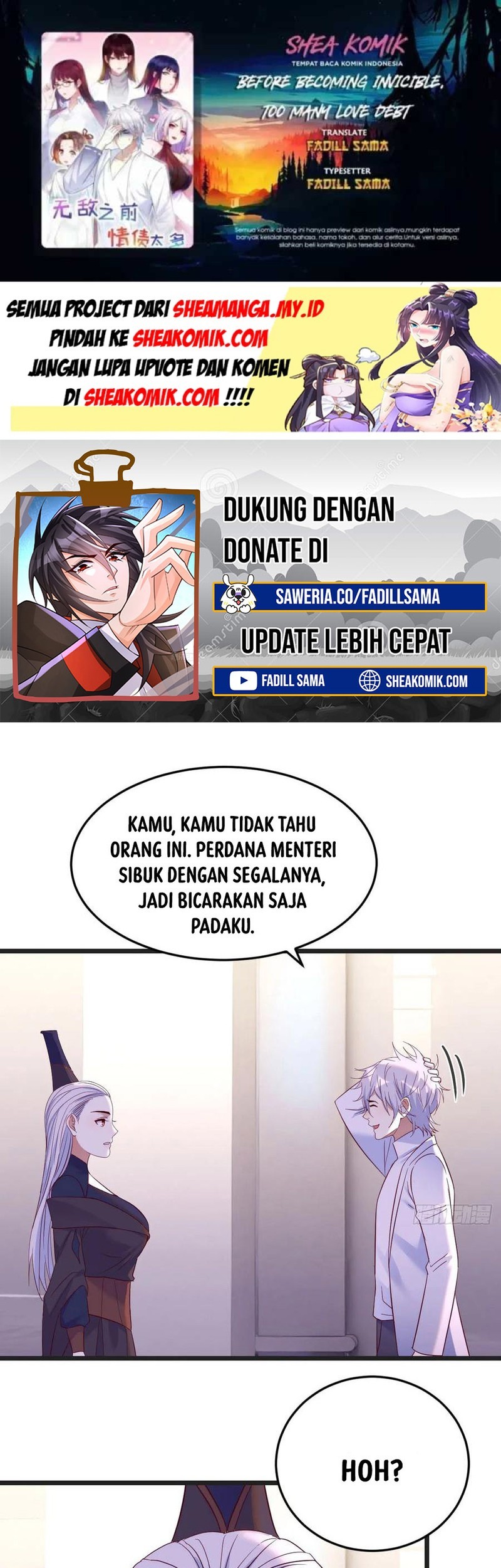 Komik Before Becoming Invincible, Too Many Love Chapter 70 gambar 1