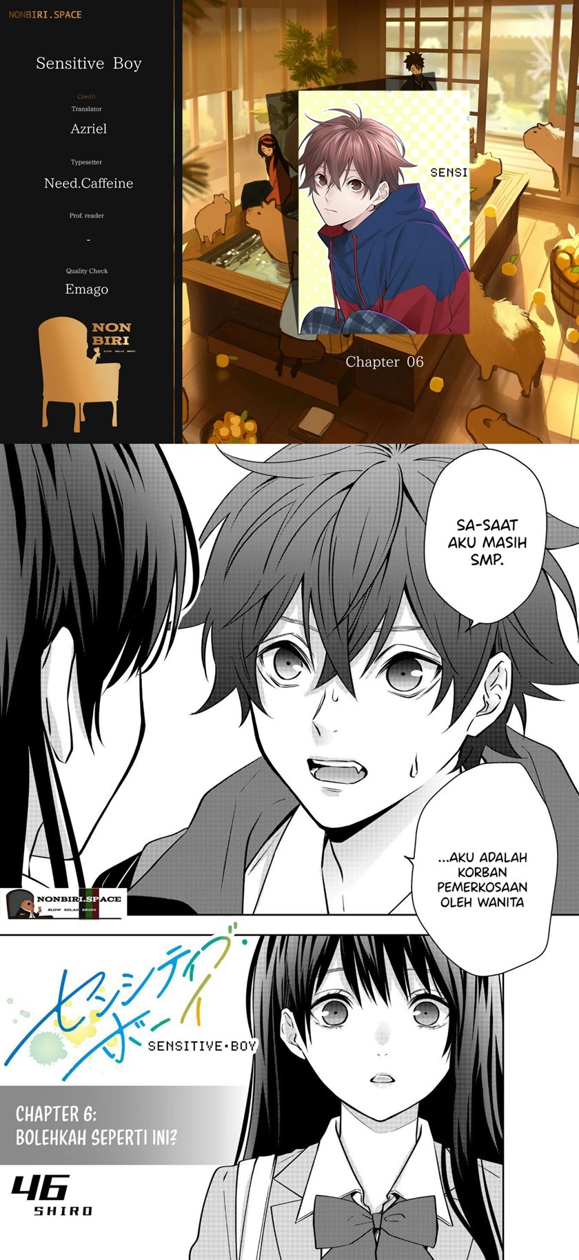 Komik Sensitive Boy Chapter 06 gambar 1