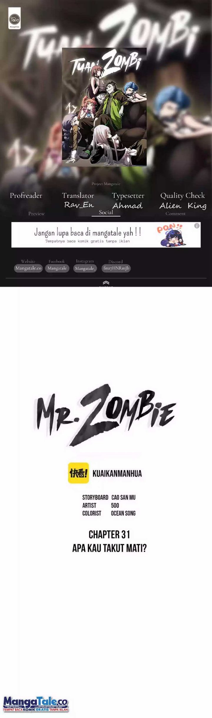Komik Mr. Zombie Chapter 32 gambar 1