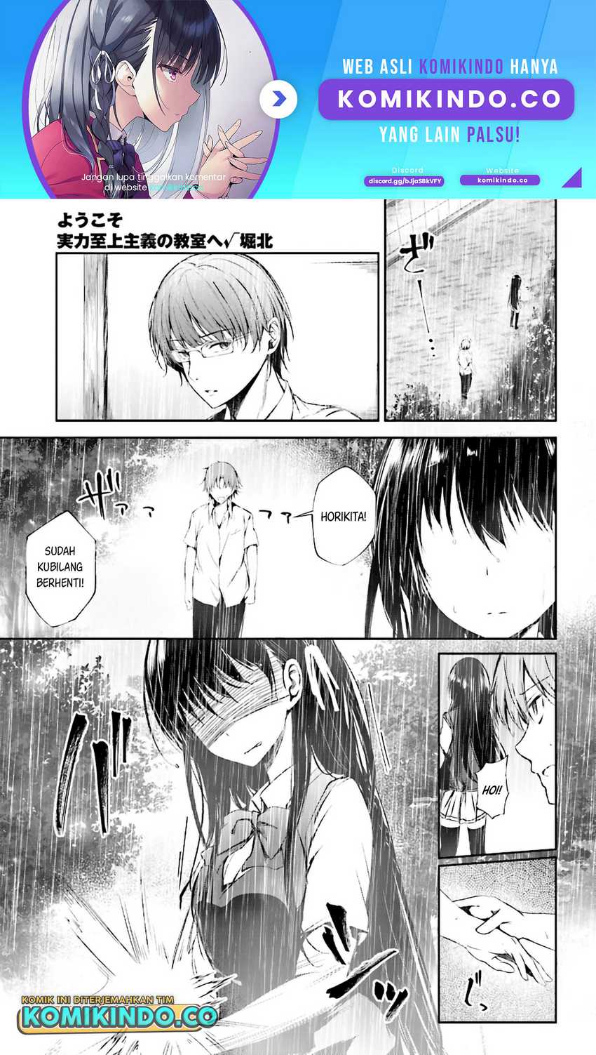 Manga Youkoso Jitsuryoku Shijou Shugi no Kyoushitsu e √Horikita Chapter 08 gambar 2