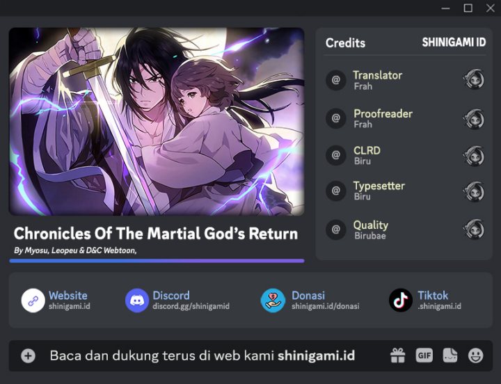 Komik Chronicles Of The Martial God’s Chapter 59 gambar 1