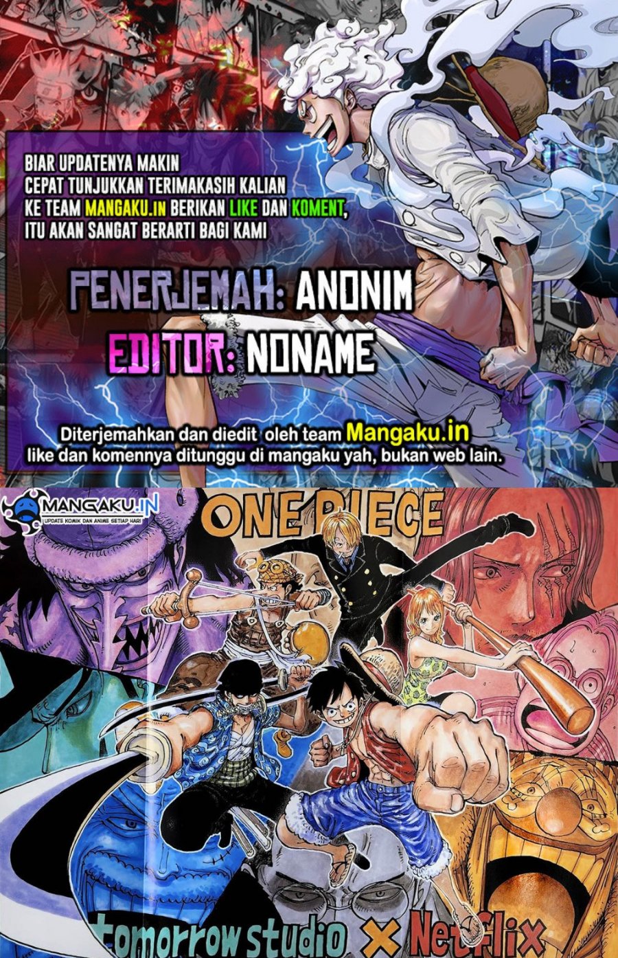 Komik One Piece Chapter 1088 gambar 1