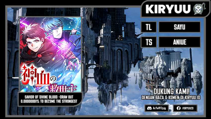 Komik Savior of Divine Blood ~Draw Out 0.00000001% to Become the Strongest~ Chapter 01 gambar 1