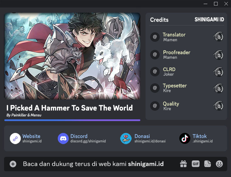 Komik I Picked A Hammer To Save The World Chapter 38 gambar 1