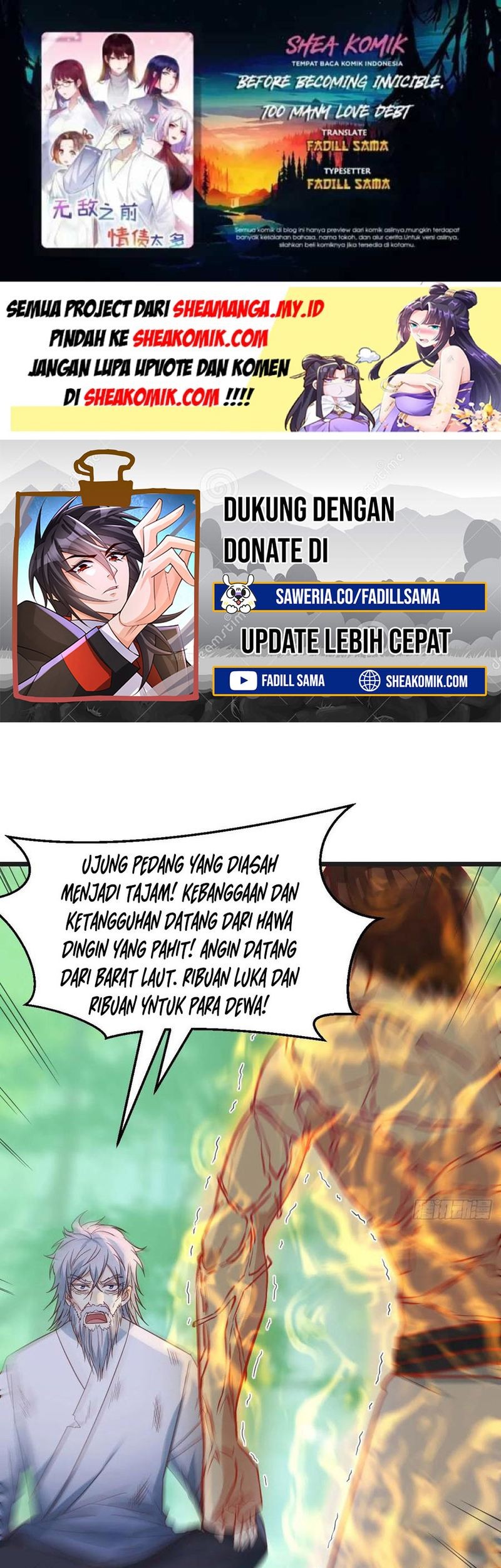 Komik Before Becoming Invincible, Too Many Love Chapter 80 gambar 1