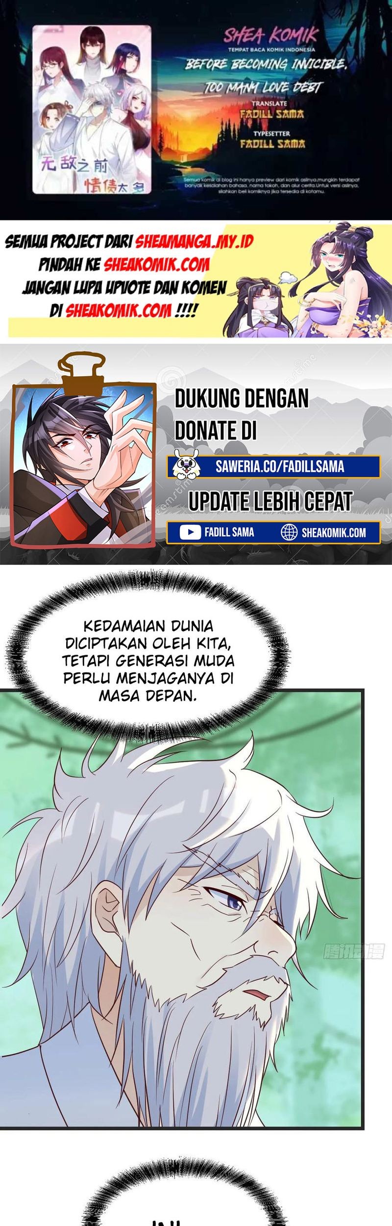 Komik Before Becoming Invincible, Too Many Love Chapter 79 gambar 1