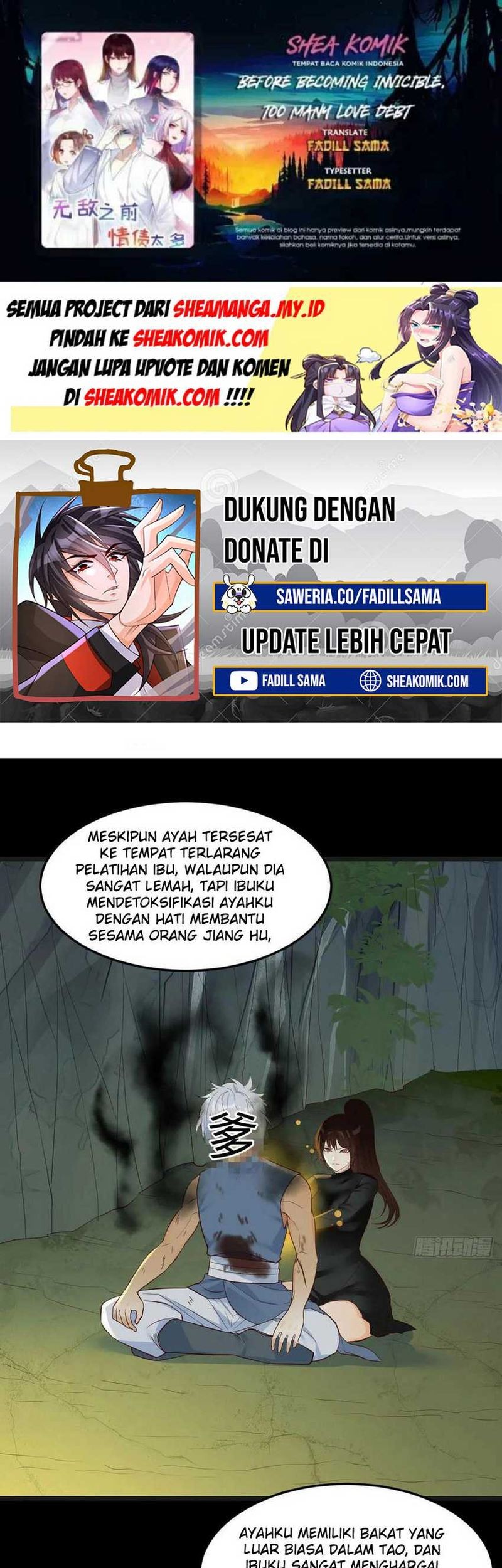 Komik Before Becoming Invincible, Too Many Love Chapter 78 gambar 1