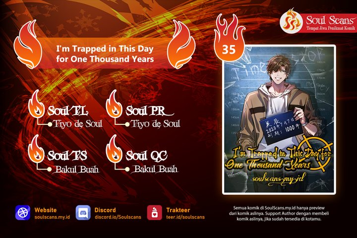 Komik I’m Trapped in This Day for One Thousand Years Chapter 35 gambar 1