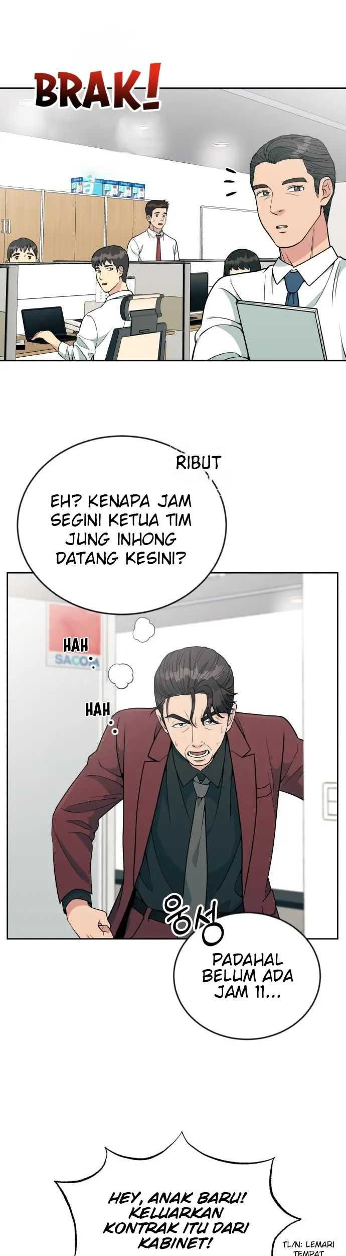 Manhwa Reincarnated as a New Employee Chapter 21 gambar 2
