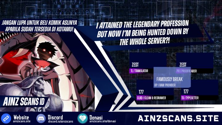 Komik I Attained the Legendary Profession But Now I’m Being Hunted Down by the Whole Server?! Chapter 16 gambar 1