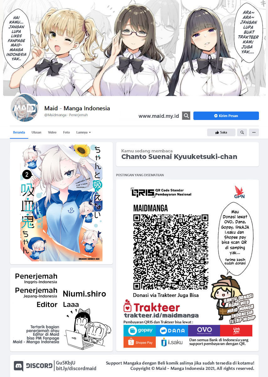 Chanto Suenai Kyuuketsuki-chan Chapter 19 - Halaman 2
