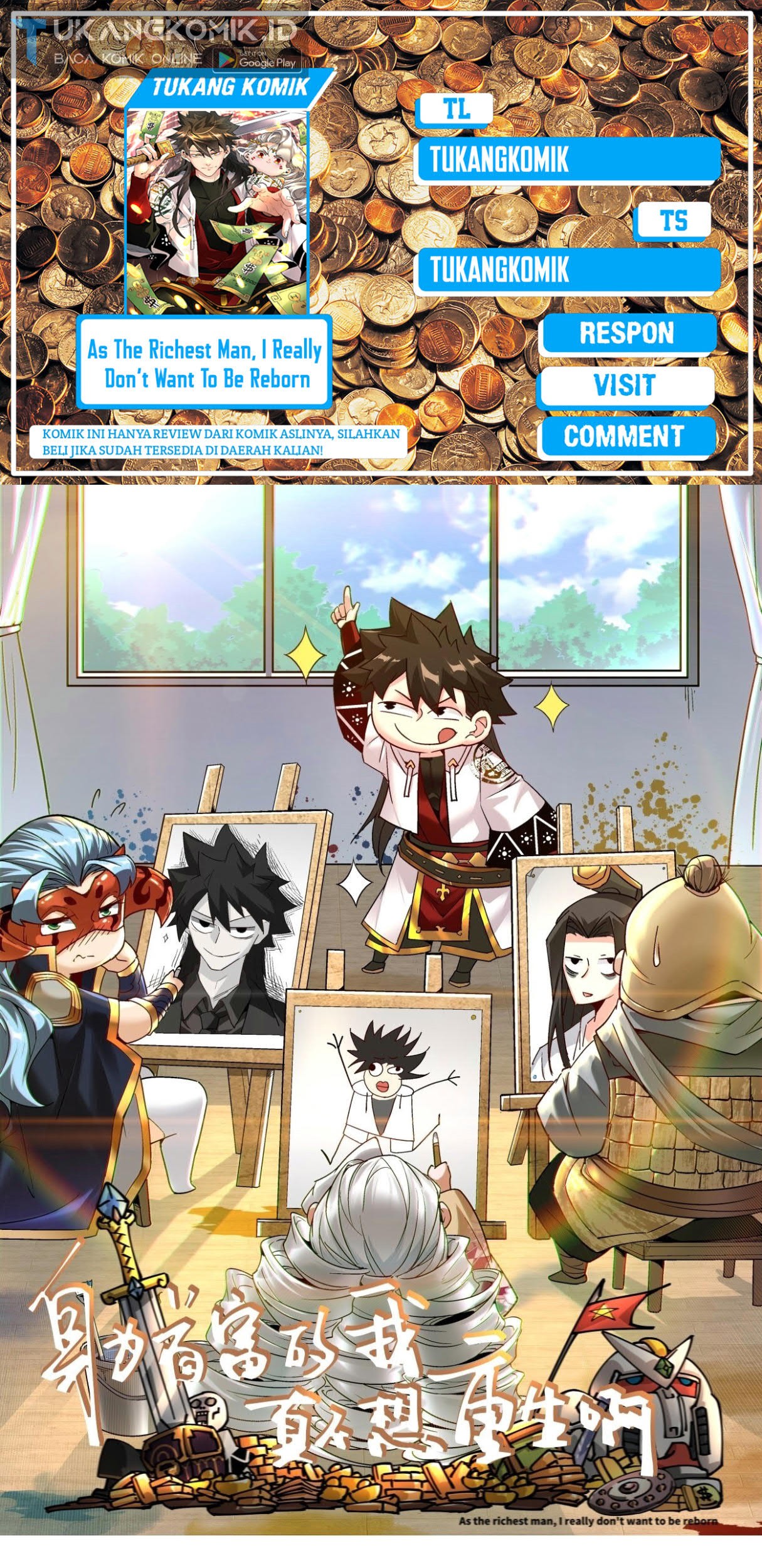 Komik As The Richest Man, I Really Don’t Want To Be Reborn Chapter 42 gambar 1