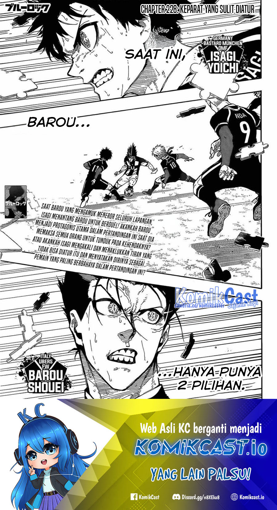 Blue Lock Chapter 228 - Halaman 2
