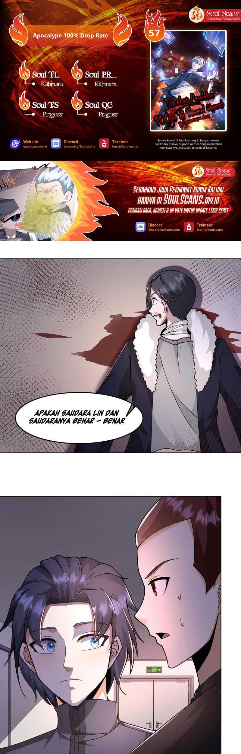 Komik Apocalypse 100% Drop Rate Chapter 58 gambar 1