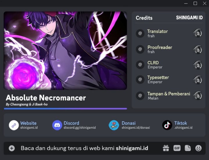 Komik Absolute Necromancer Chapter 27 gambar 1