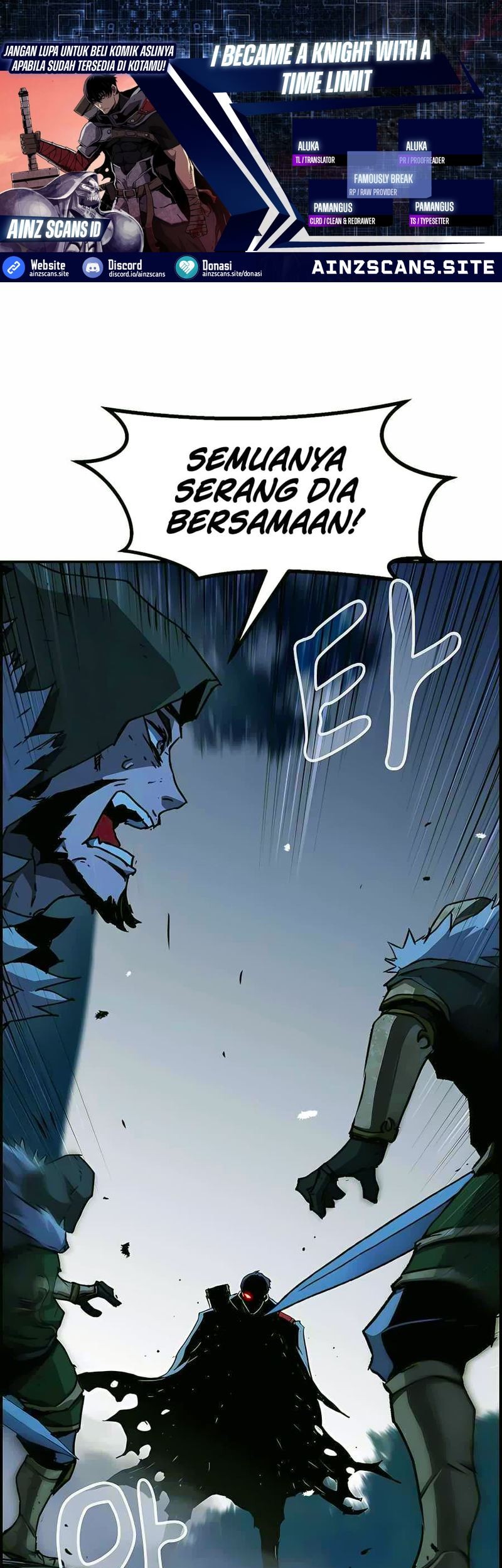 Komik I Became a Knight With a Time Limit Chapter 02 gambar 1
