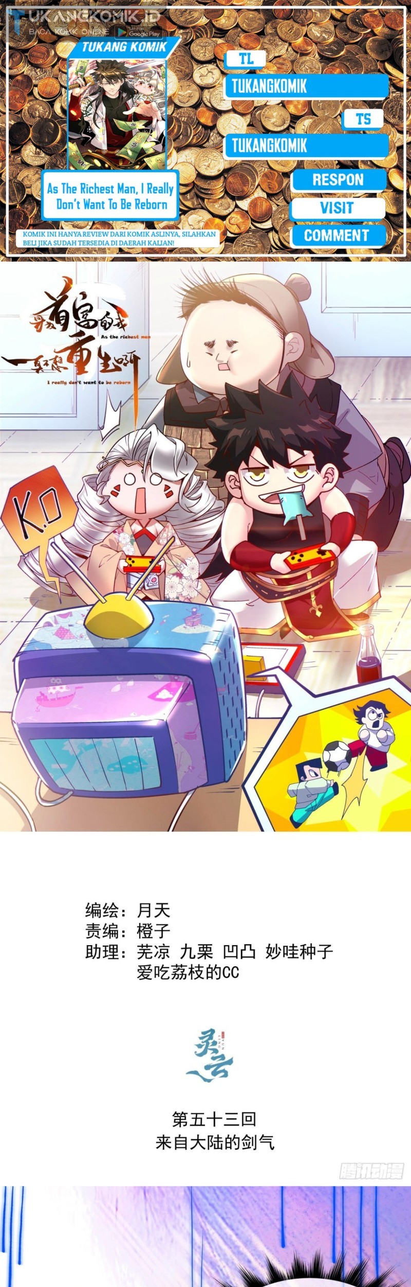Komik As The Richest Man, I Really Don’t Want To Be Reborn Chapter 53 gambar 1