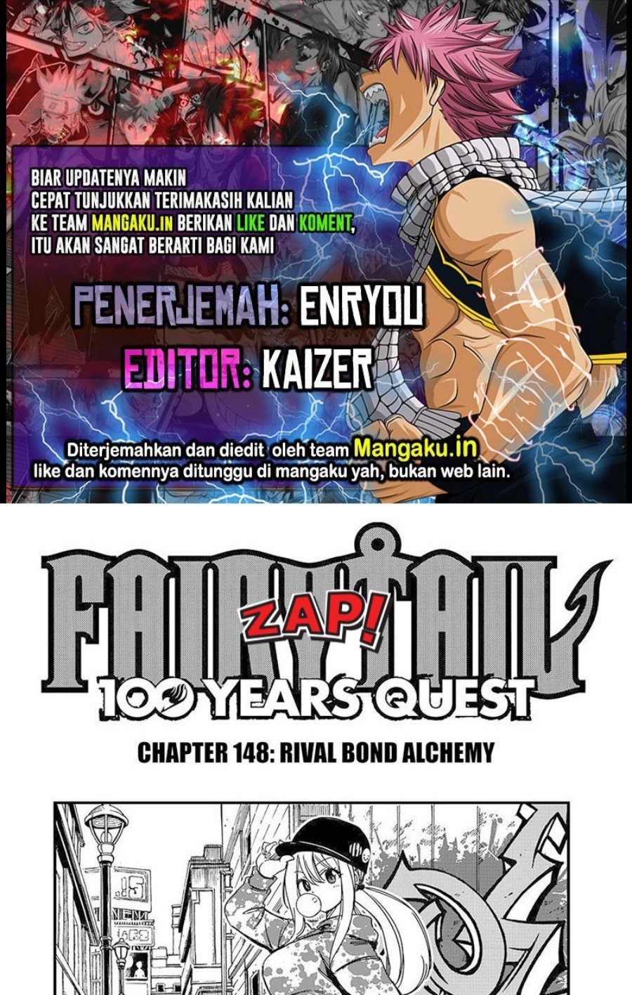 Komik Fairy Tail: 100 Years Quest Chapter 140 gambar 1