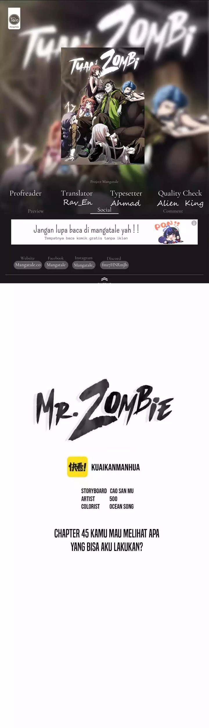 Komik Mr. Zombie Chapter 45 gambar 1