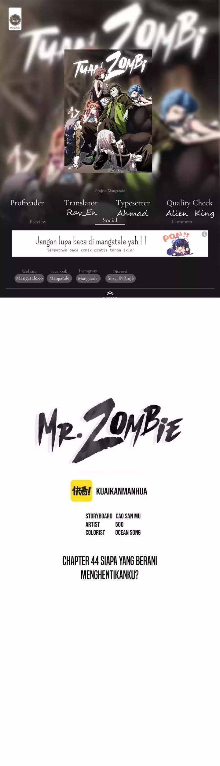 Komik Mr. Zombie Chapter 44 gambar 1