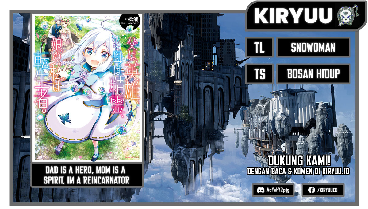 Komik Chichi wa Eiyuu, Haha wa Seirei, Musume no Watashi wa Tenseisha Chapter 44 gambar 1